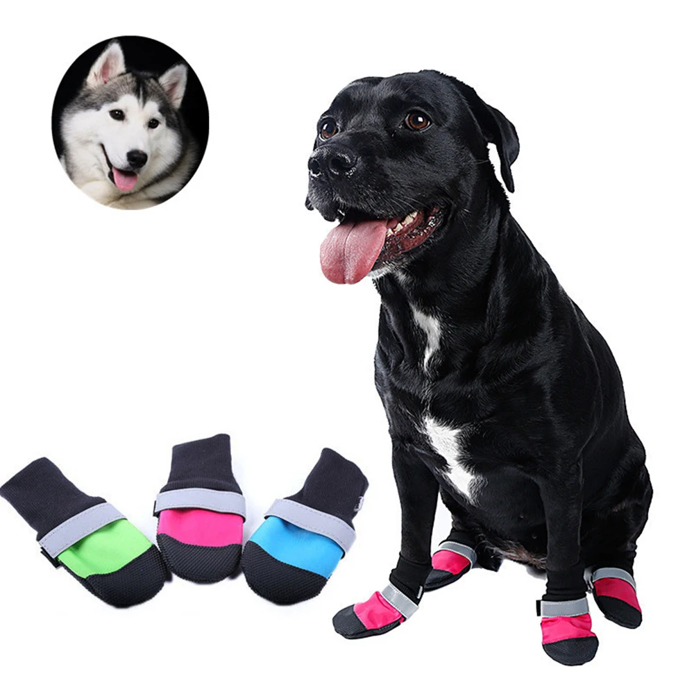 Doglemi Pet Dog Shoes Anti slip Waterproof Shoes Boots Durable