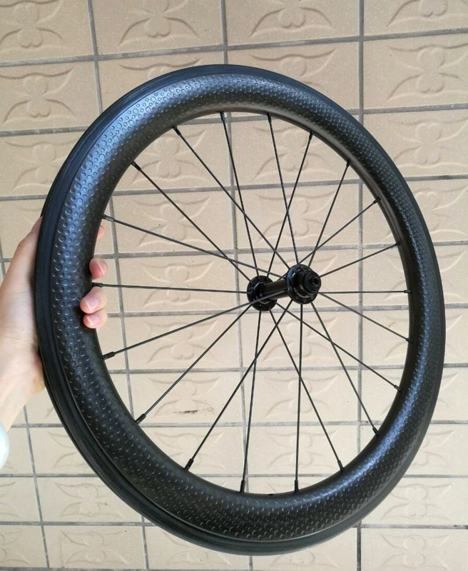 700C 20in карбоновые колеса dimple wheelset 2" 451 карбоновые dimple wheelset Велосипедные обода