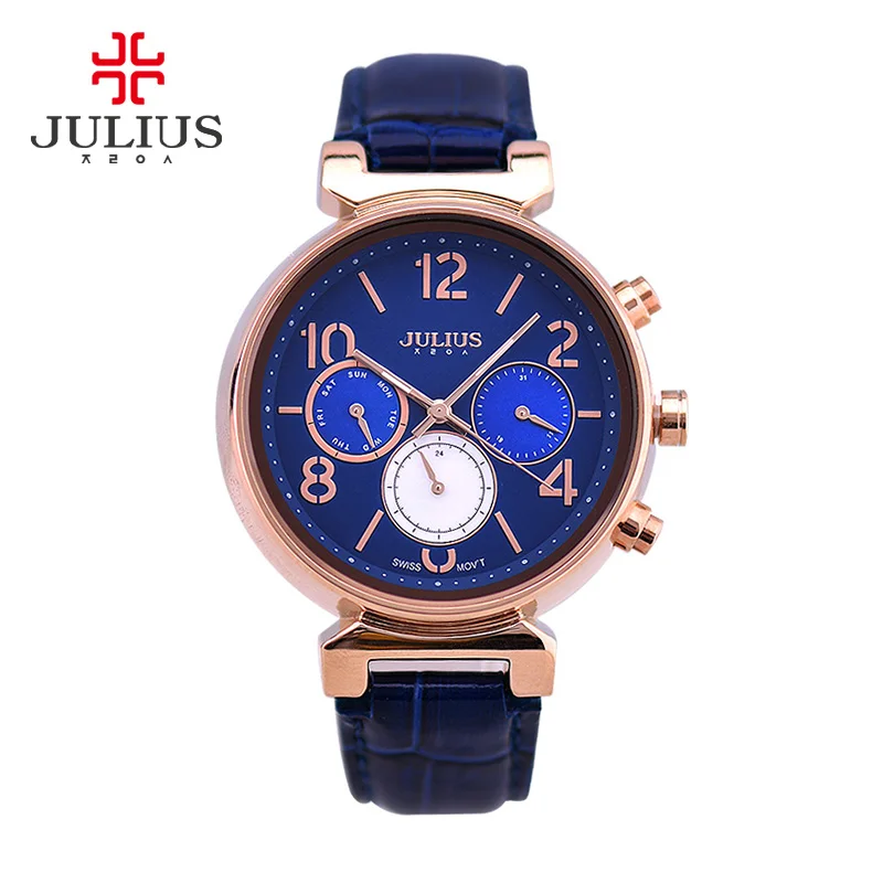 Julius Women s Lady Wrist Watch Swis Quartz Hours Best Fashion Dress Bracelet Shell Sport Leather