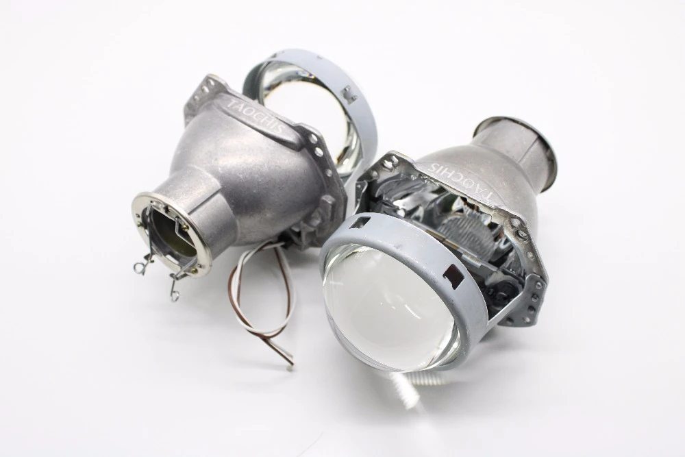 TAOCHIS 3.0 inches Head light retrofit HELLA 3R G5 bi xenon projector lens Using H7 Halogen Project - 32976714606