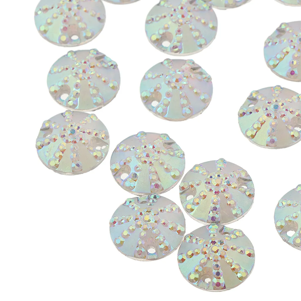 20Pcs Glass Rhinestone Sewing On Clothes Wedding Dress DIY Fashion Rhinestone Decoration Sticker Sewing Accessories
