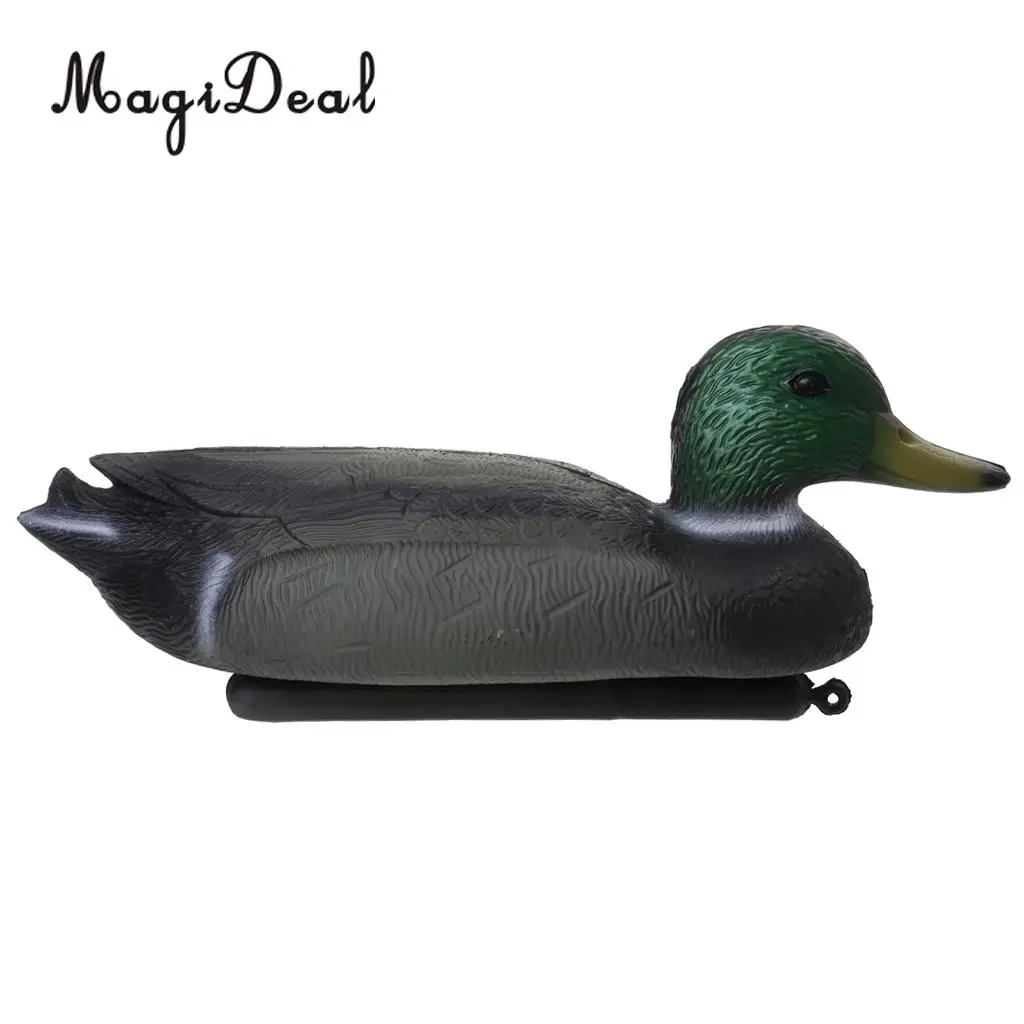 MagiDeal 6 шт. рыболовная охотничья Мужская приманка пластиковая утка Decoy Drake w/плавающий Киль