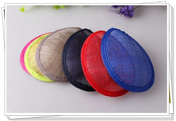 Оранжевый 13 см teardrop Sinamay основа для вуалетки DIY millinery база Коктейльные Шляпы материал kentucky вечерние аксессуары для волос 17 цветов