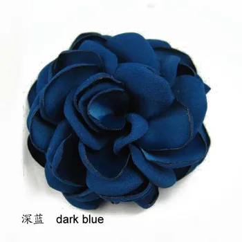 

Free shipping!newest 12PCS/LOT 8cm Burnt edges Camellia flowers brooch flowers hair clip for women