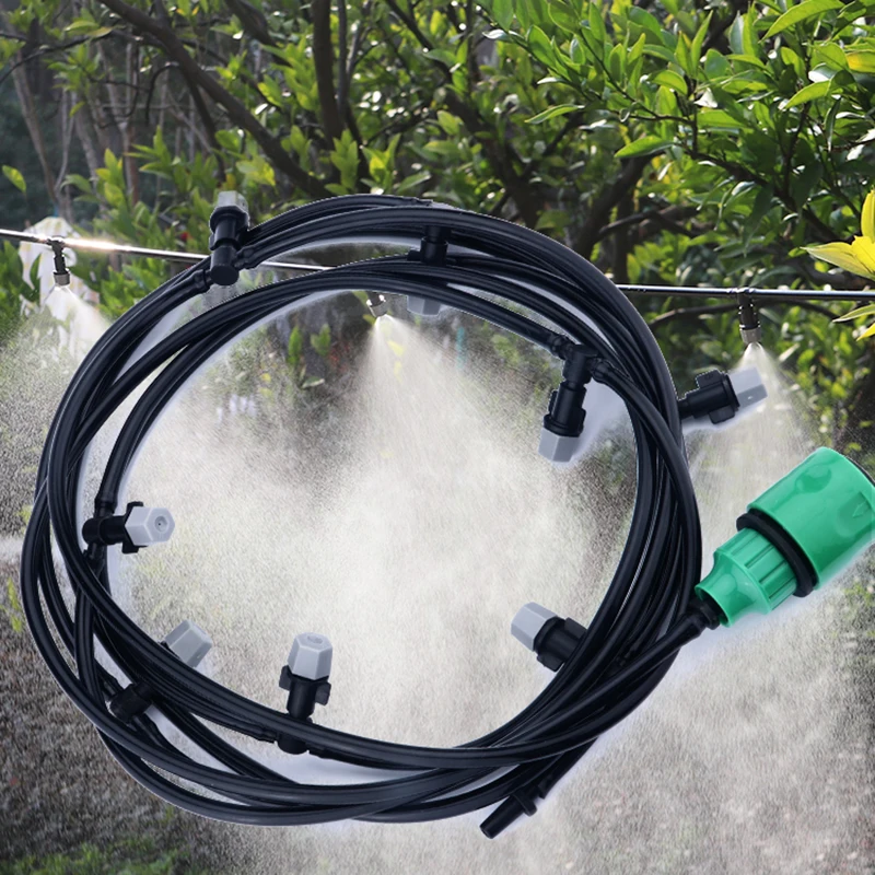 Water Misting Cooling System Mist Sprinkler Nozzle Outdoor Garden Mist Sprinkler Nozzle Outdoor Garden