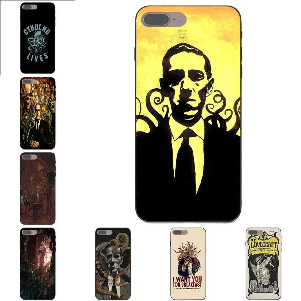 

Coque Soft Phone Black For Apple iPhone X XS Max XR 4 4S 5 5S SE 6 6S 7 8 Plus Cool Lovecraft Film Festival