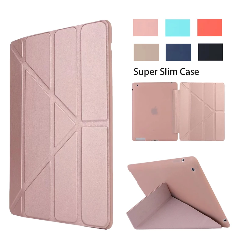 

For Apple iPad 4 case Shockproof Case Cover For iPad Retina Smart Case Slim Designer Tablet PU For iPad 2/3/4 Case