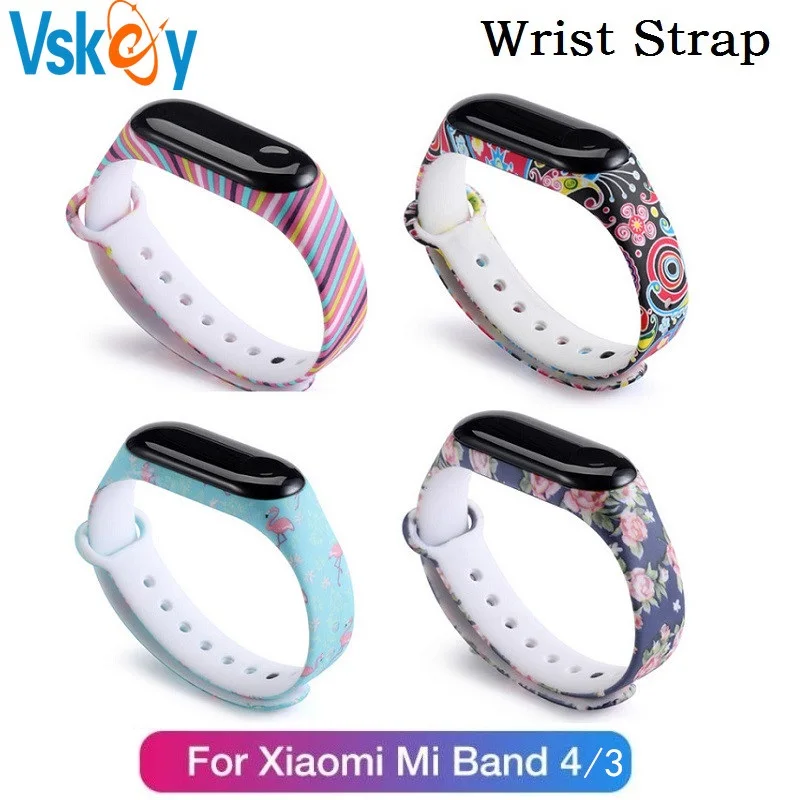 

VSKEY 10PCS Wrist Strap for Xiaomi Mi Band 4 Bracelet Silicone Smart Wristband Bracelet for Xiaomi Mi band 3 Replacement Strap