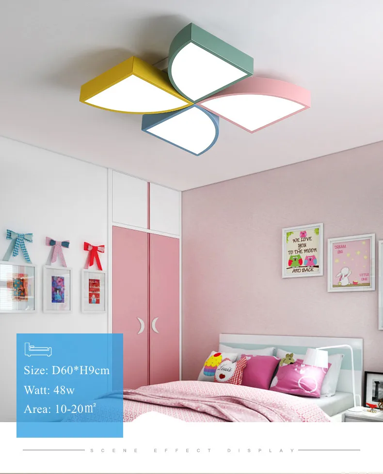 DAR New Design Children's Room Chandeliers Ceiling Modern Chandelier Lighting Fixtures Bedroom Luminaria Led Lustres Para Quarto