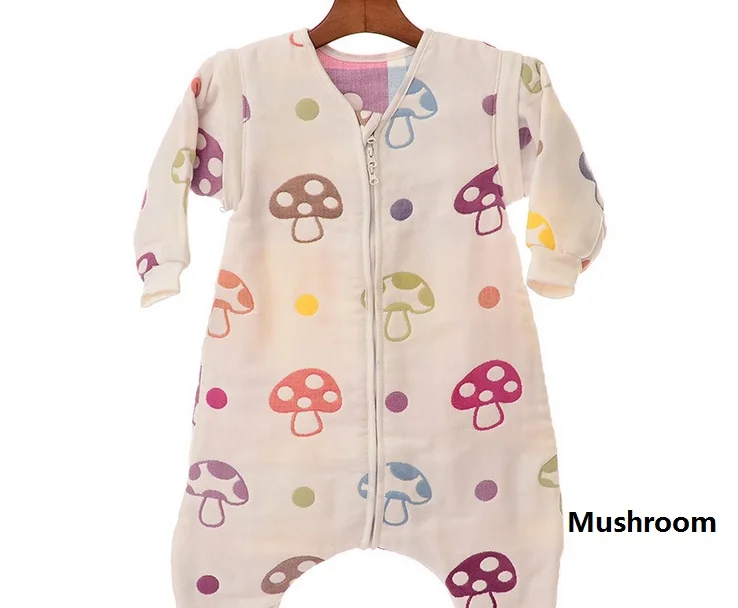 

Child Baby Sleeping Bag 6 layers Thick Muslin Kids Sleepsacks Baby 100% Cotton Soft Sleep ware Infant Bebe Sleepsacks Envelope