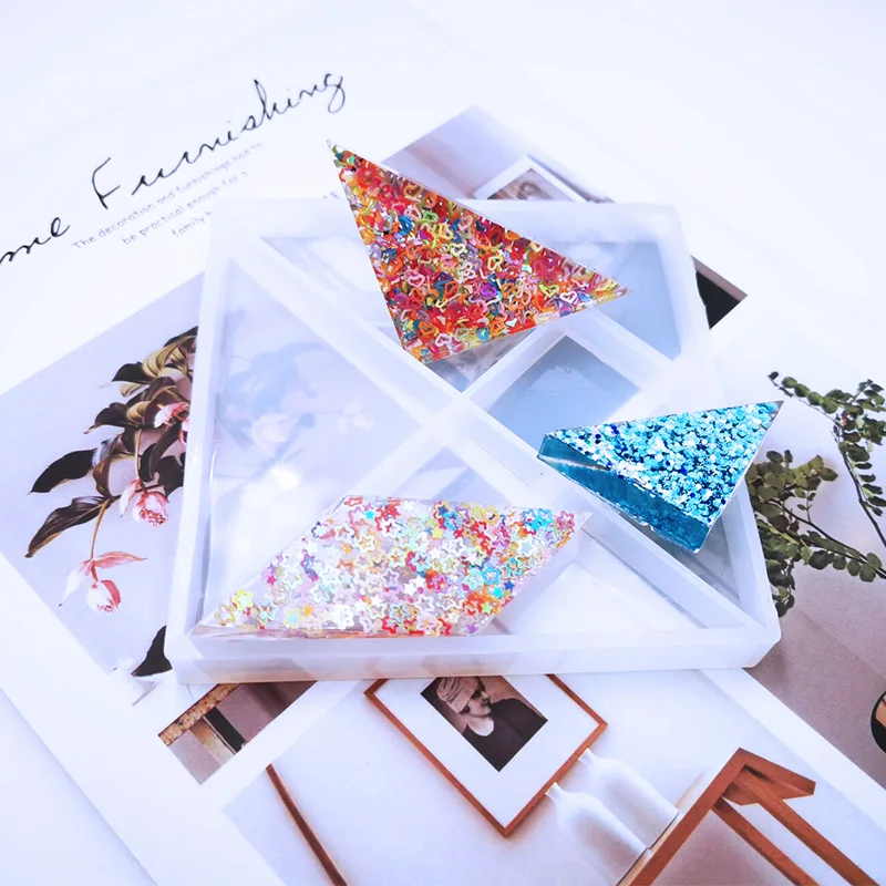 Прозрачная эпоксидная силиконовая форма для изготовления украшений 1 шт. |