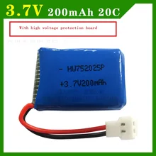 10pcs pack rc lipo font b battery b font 3 7v 200mah 20C Helicopter X4 X11