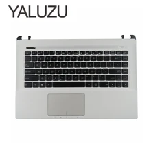 YALUZU для ASUS A45V K45V A85V R400 K45VD A85 R400V английская клавиатура для ноутбука английская верхняя оболочка C чехол Упор для рук верхнюю крышку чехол рамка