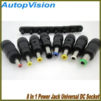 

5 sets 8 Different DC Socket 5.5x2.1mm connectors Jack for Universal Laptop Notebook Power Change Converter Plug etc
