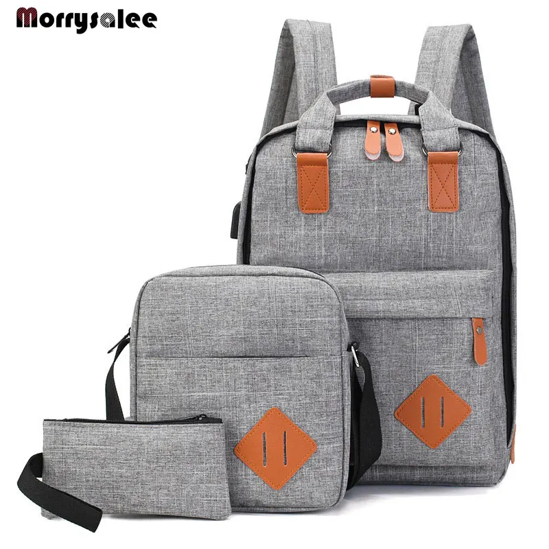  Men's Backpack Bag Male Polyester Laptop Backpack Computer Bags High School Student College Student - 33010948907