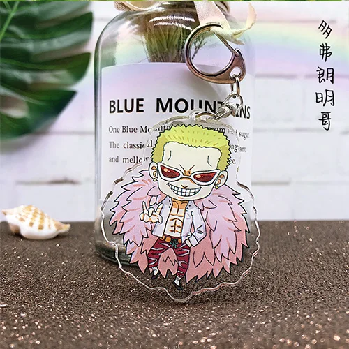 Аниме один кусок брелок Luffy Зоро акриловый Наруто фигурка сазуки Какаши