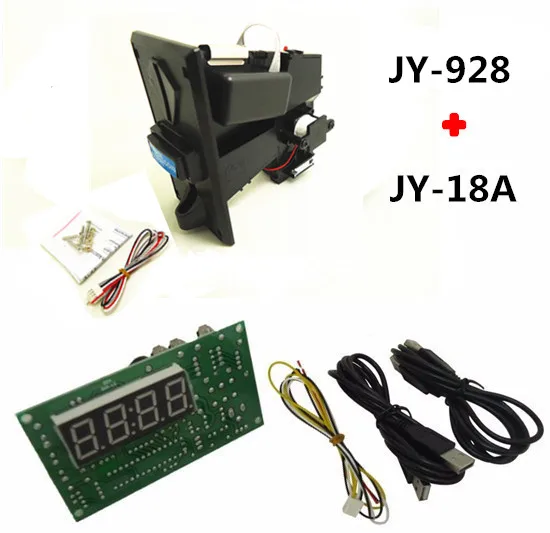

928 multi coin selector for 8 kinds of coins with 18A USB timer board, control , keyboard, mouse, any USB devices