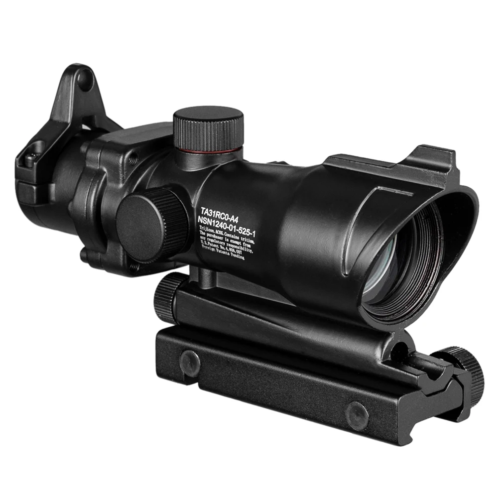 ACOG 1X32 Красный Зеленый Крест прицел оптическая винтовка прицелы охотничьи с 20 мм