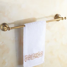 Antique Brass Bathroom towel holder Single towel bar towel rack brass towel rack Bathroom accessories ZD927 antique brass bathroom towel shelf towel rack towel holder bathroom towel accessories solid brass wall mounted