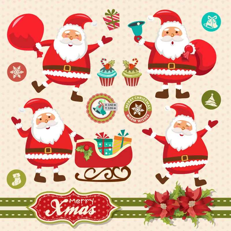 

tree and gift box metal cutting dies cut die mold new santa Claus Scrapbook paper craft knife mould blade punch stencils dies