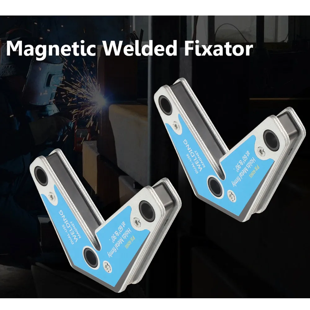 Prix Double Objectif Magnétique Soudés Fixateur Robe Pince Localisateur 60 90 Degrés Soudés Fixateur pour Travaux De Soudure