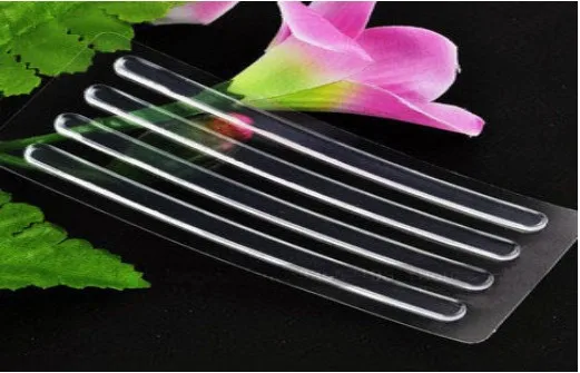 

Heel care transparent paste stripe as antifriction invisible heel paste antislip silicone sticky cushion as foot care series.