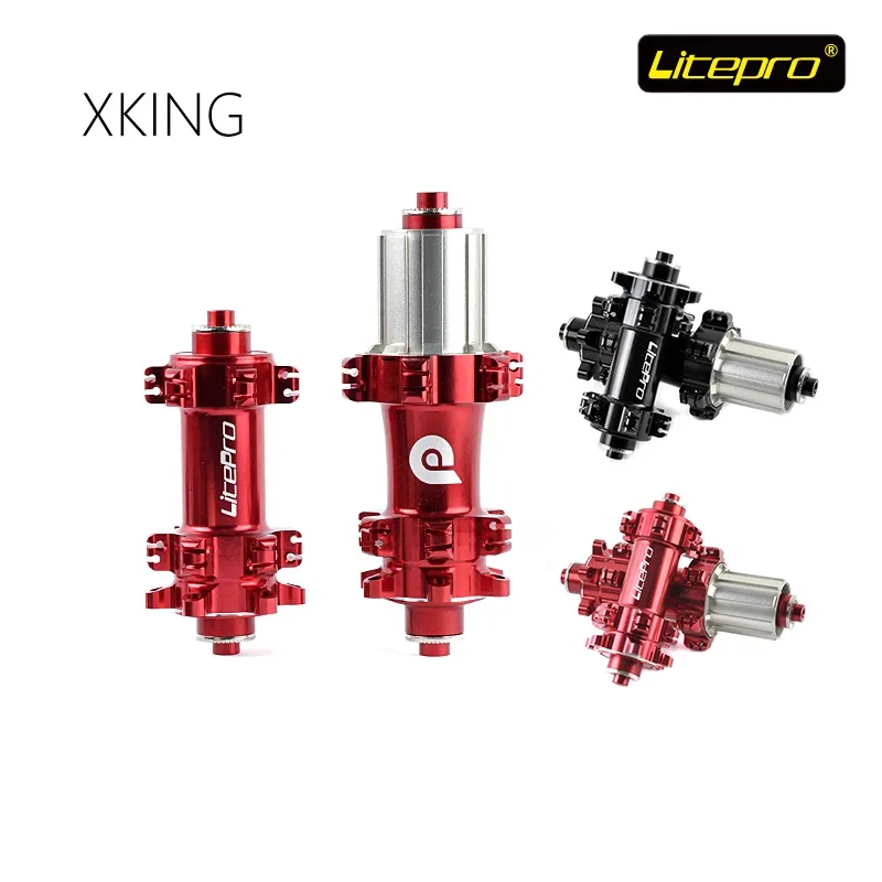 Ступица дискового тормоза Litepro X king 4 палиновых подшипника с 24 отверстиями прямой