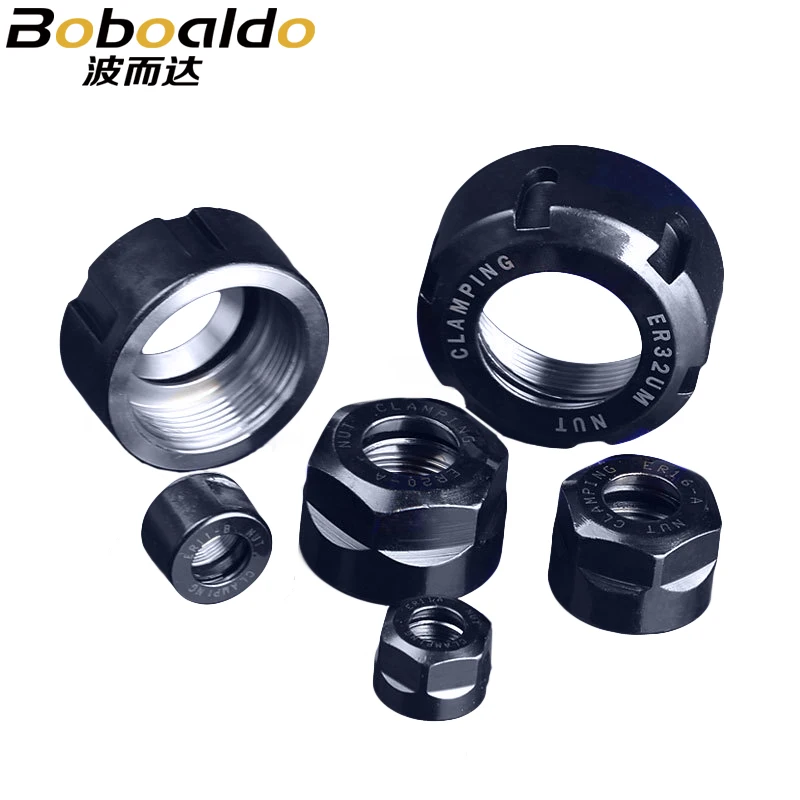 

1PCS ER11 ER16 ER20 ER25 ER32 CNC Router Engraving 1Pcs ER20 Nuts ER High Precision Machine Nut ER Collet Accessory Sparepart