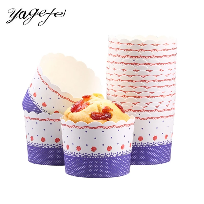 

50Pcs/lot Cupcake Paper Cake Mold Baking Muffin Cupcake Paper Cups Party Tray Cake Decorating Tools Pastry Cup