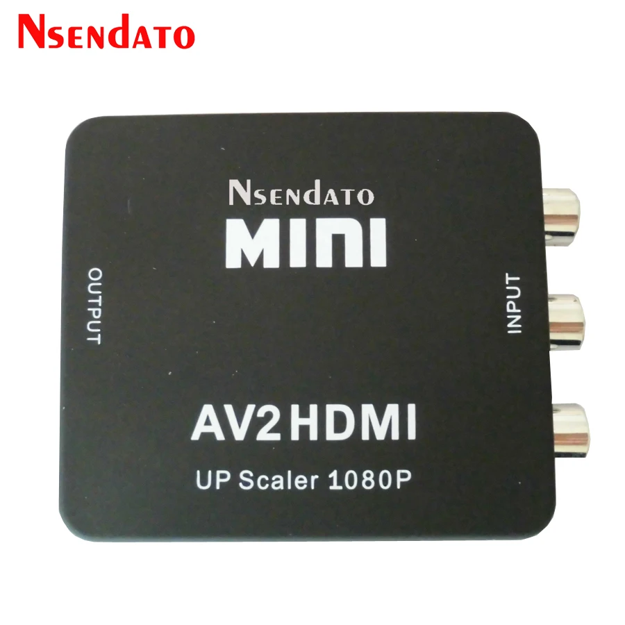 Mini RCA To HDMI Composite Audio Video AV CVBS Adapter Converter AV2HDMI RCA To HDMI CVBS L R HD Video Box