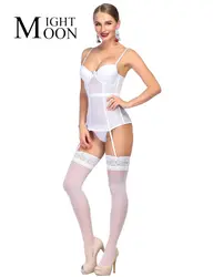 Moonight модные Женский корсет-бюстье сексуальный корсет Bodydoll очаровательный белый Твердые белье Фирма shaper