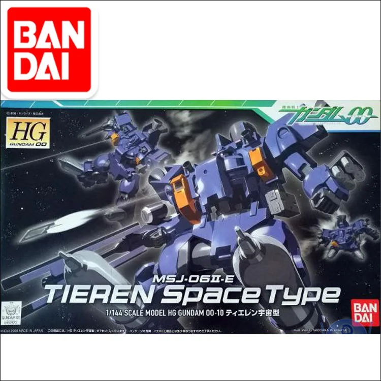 Оригинальная модель Gundam HG 1/144 MSJ G6II E TIEREN Space Type Unchained мобильный костюм детские