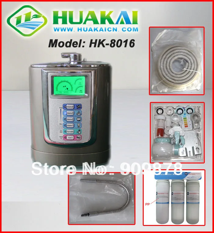 

HK-8016 The Most Popular Kangen Water Ionizer Machine With Pre-Filter And Inside Filter
