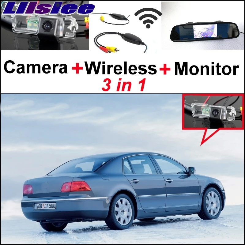 

Liislee Special Rear View Wifi Camera + Wireless Receiver + Mirror Monitor Easy Back Parking System For Volkswagen VW Phaeton