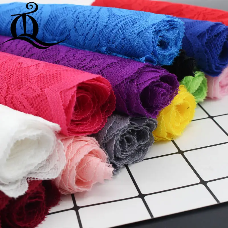 

1yard mix color Garment accessories exquisite color lace quality fabric lace with elastic lace wide 15cm Elastic lace,ribbon
