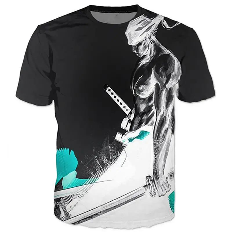 

One Piece T Shirt One Piece Shirt Cartoon Funny Men Tee Shirt Casual Hip Hop Streetwear Anime 3D Tops Dropship