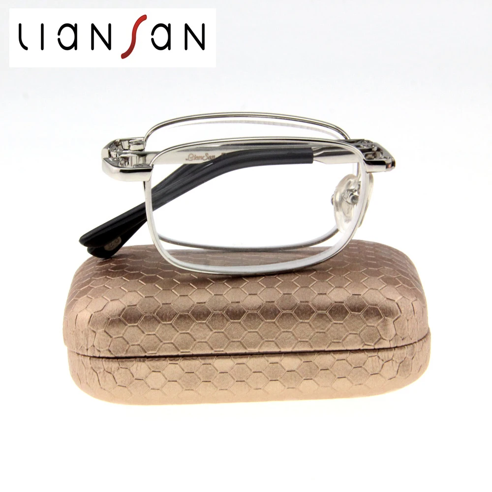 

LianSan Retro Titanium Eyewear Reading Glasses Women Men Brand Designer Hyperopia Presbyopia L3012