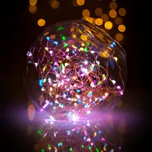 4 Colors 4M 40LED Strip Copper Wire Christmas lights Decoration Holiday Lighting With Battery Box LED String Light P22