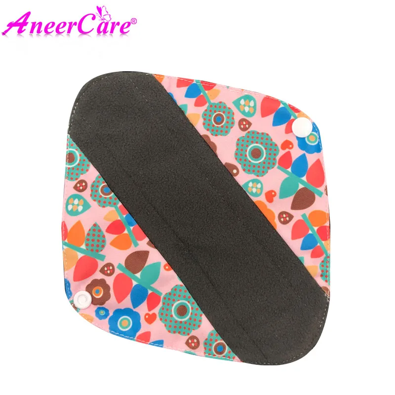 10pcs reusable panties serviette hygiene lavable femmes wasbaar maandverband cloth menstrual pads wasbare inlegkruisjes sanitary