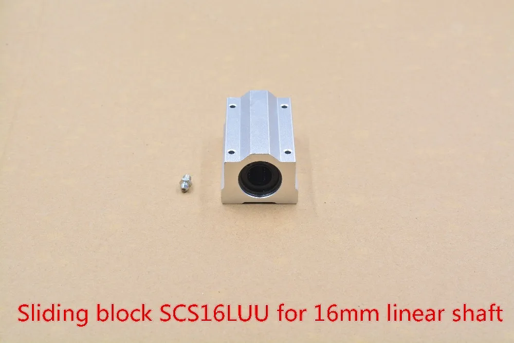 

SC16LUU SCS16LUU 16mm long type Linear Ball Bearing Block CNC Router with LM16LUU Bush Pillow Block Linear Shaft CNC 3D
