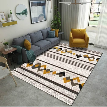 

Nordic Abstract Flower Art Carpet For Living Room Bedroom Anti-slip Large Rug Floor Mat Fashion Kitchen Carpets Area Rugs