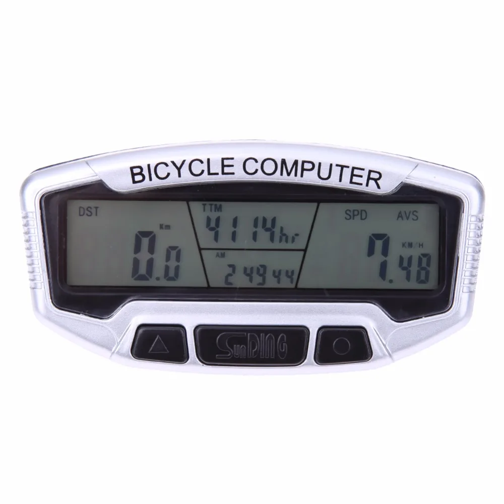 Многофункциональный велосипедный ЖК-компьютер одометр спидометр велометр с подсветкой компьютер Аксессуары для велосипеда