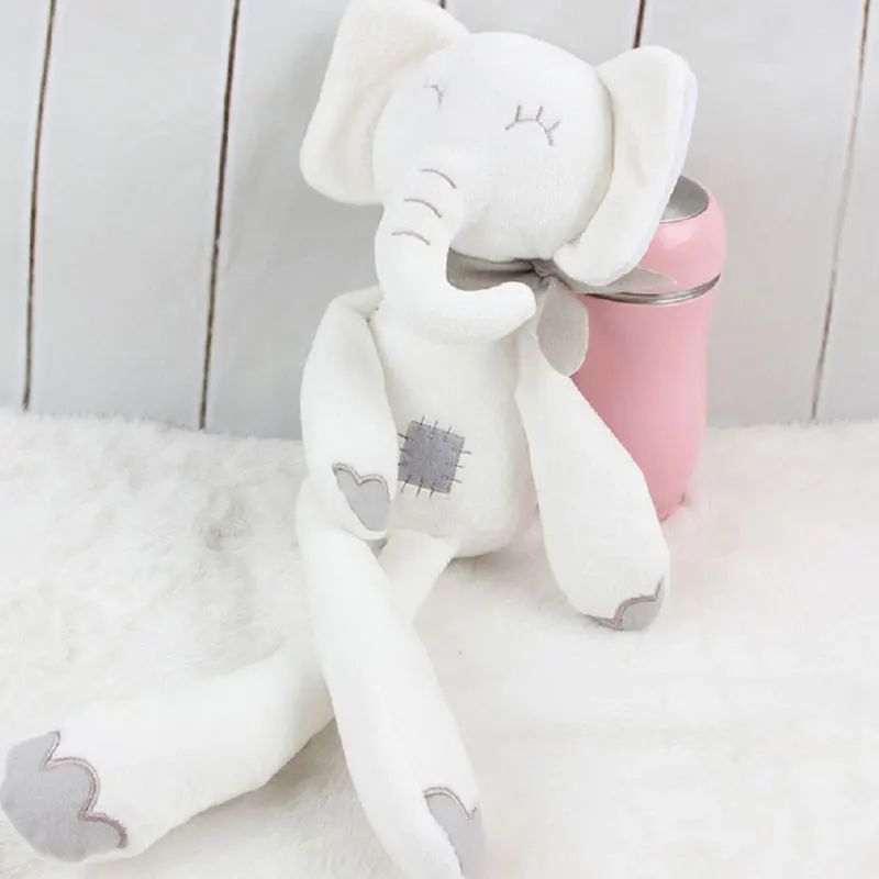 plush white elephant