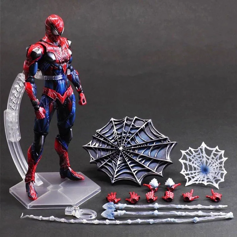 Экшн-фигурка Marvel Super Hero Spider-man ПВХ 25 см | Игрушки и хобби