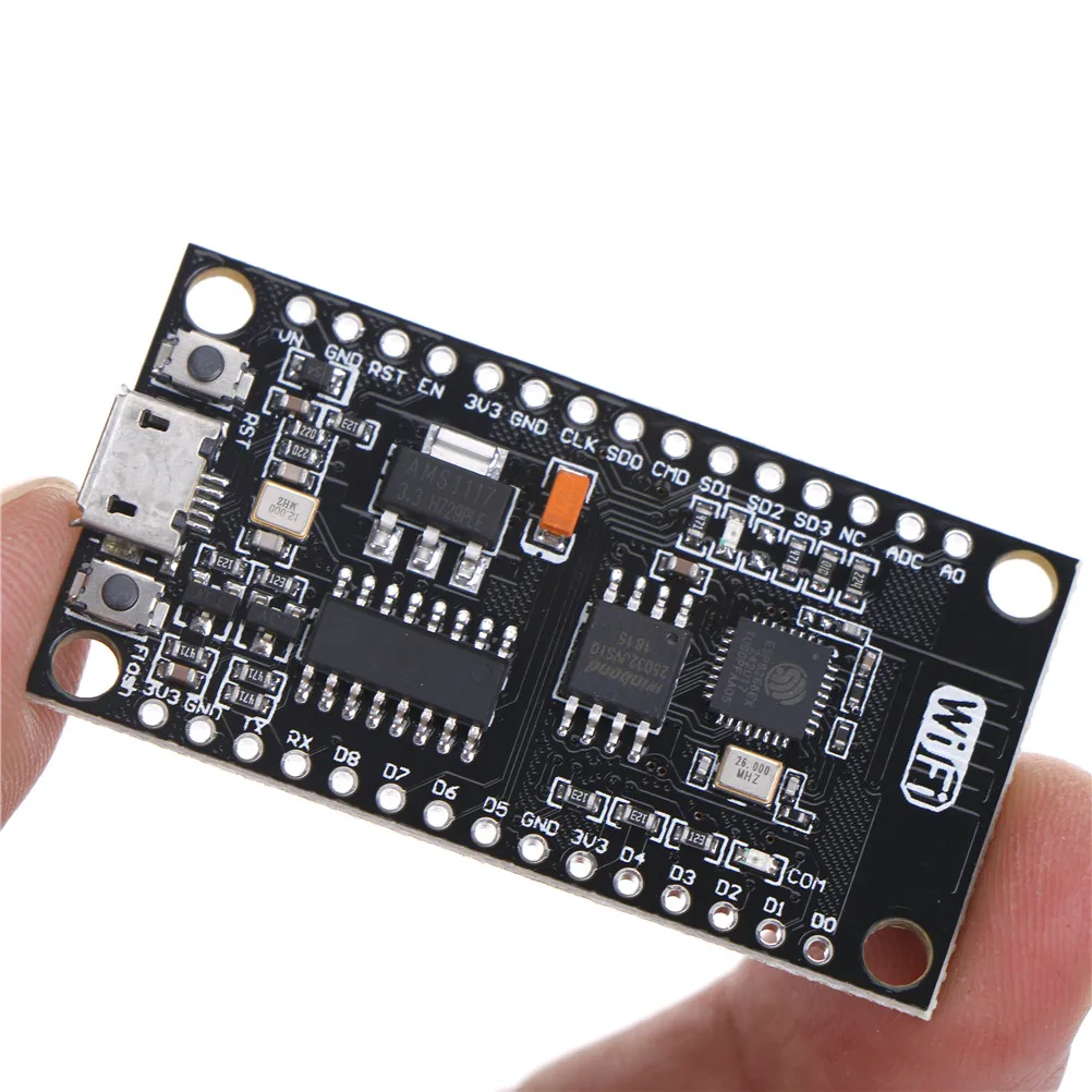 

Wireless Module CH340G NodeMcu Wireless WIFI Module Connector Board Replace ESP-12E ESP8266 4.8cm x 2.5cm