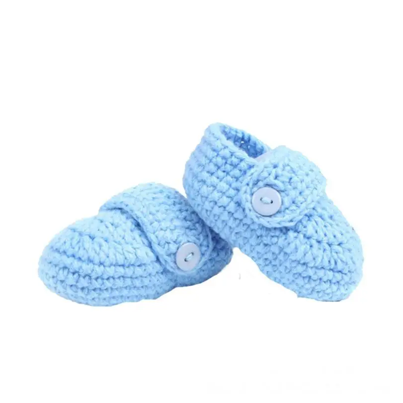 

LONSANT First Walker 2018 Crib Crochet Casual Baby Handmade Knit Sock Infant Shoes Baby Boy Shoes Dropshipping Wholesale