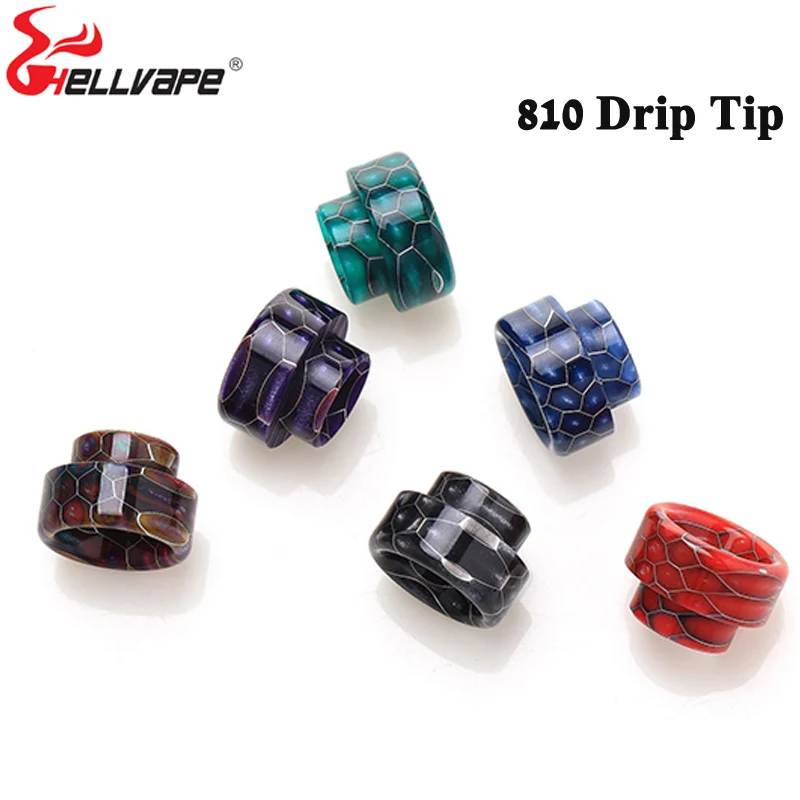 

Original Hellvape Drip Tip Resin 810 Mouthpiece E Cigarette Accessory Suitable for 810 Drip Tip Tank Atomizer