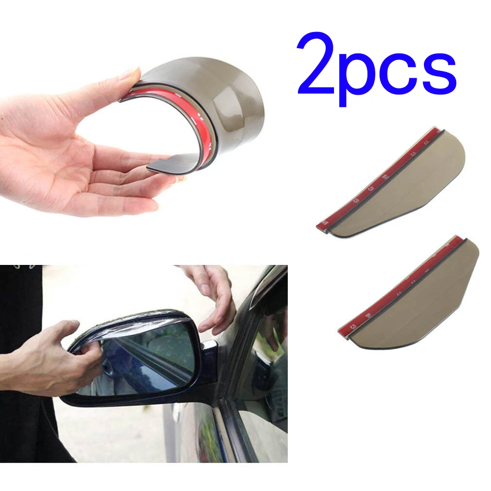 

1pair Rear View Mirror Rain Board Eyebrow Visor Shade Water Guard Accessories