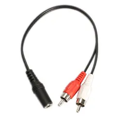 Мини разъем 3,5 мм разъем для 2RCA мужской стерео аудиораспределитель кабель для аудио автомобиля
