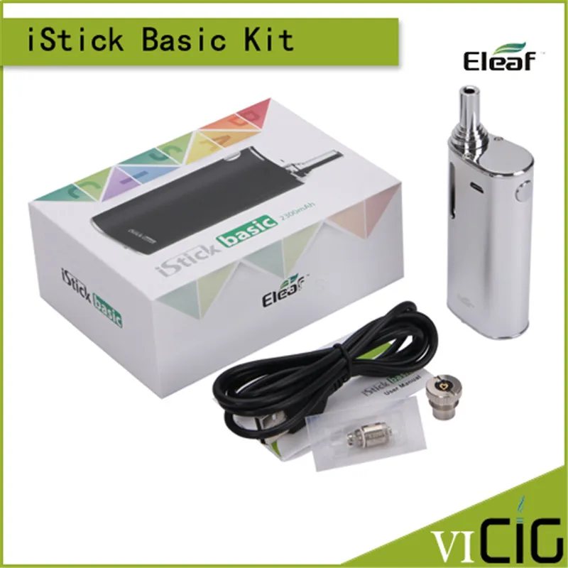 

100% Original Eleaf iStick Basic 2300mah Capacity Box Mod with 2.0ml GS AIR 2 Atomizer Starter Kit